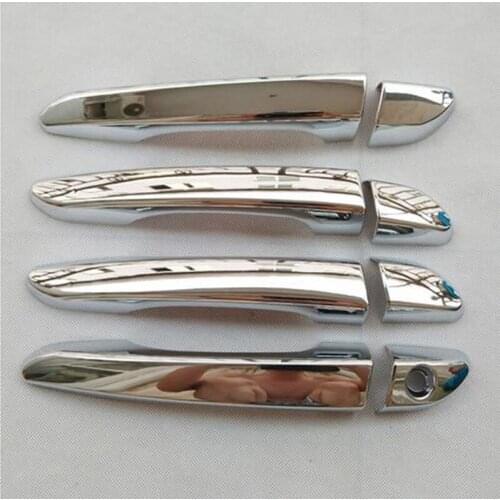 For Hyundai Tucson TL 2015 2016 Abs Chrome Door Handle Cover Auto Car Styling Stickers Accessories Free Shipping