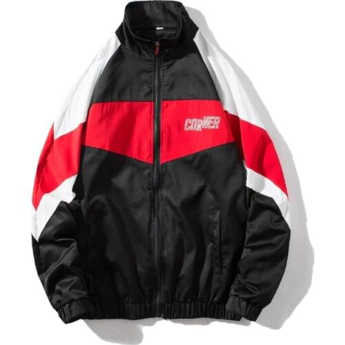 Hip Hop Jacket Men Women Fashion Brand Streetwear Loose Zipper Letter Printed Windbreaker Mens Baseball Jacket Coat