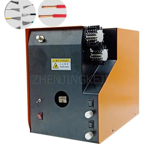 Small Half Stripped Twisting Machine Shielded Wire Braided Wire Brushing Wire Spliter Twisted Wire Thread Rolling Machine 220V