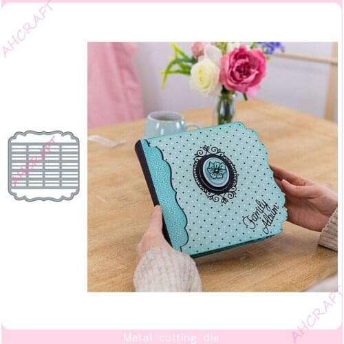 Page Mezzanine Metal Cutting Dies for DIY Scrapbooking Photo Album Decorative Embossing Paper Card Crafts Die 2021