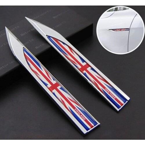 2pcs metal for MG GS 360 zs GT MG3 MG5 MG6 Car badge Sticker Styling Emblem