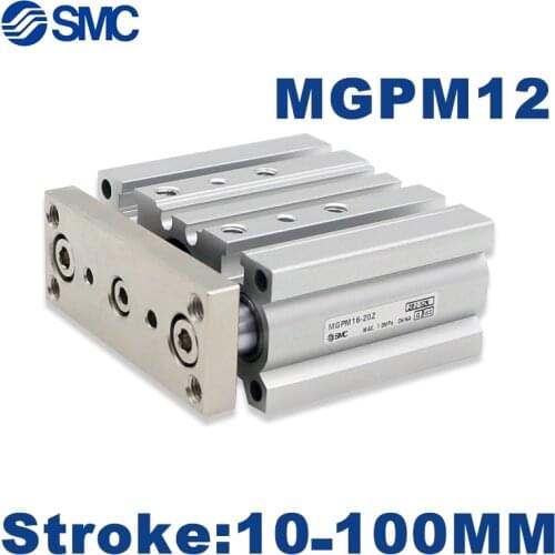 MGPM New SMC MGPM12 MGPM12-10Z MGPM12-20Z MGPM12-30Z MGPM12-40Z MGPM12-50Z MGPM12-75Z MGPM12-100Z Compact Guide Cylinder
