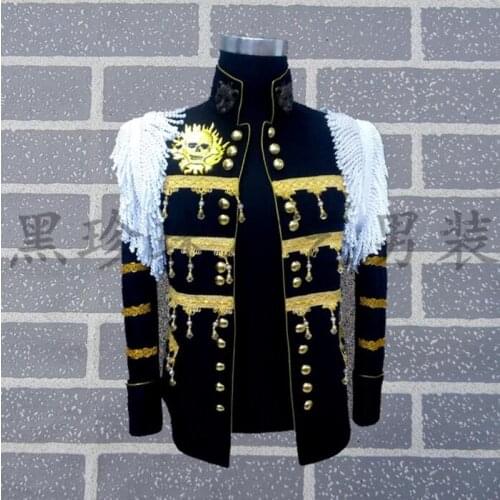 Men suits designs masculino homme terno stage roya costumes for singers men sequin blazer dance clothes jacket style dress rock
