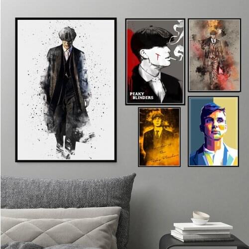 Peaky Blinders Cillian Murphy TV Show Art Poster Canvas Painting Wall Art Picture Home Decor Posters Home Decor quadro cuadros