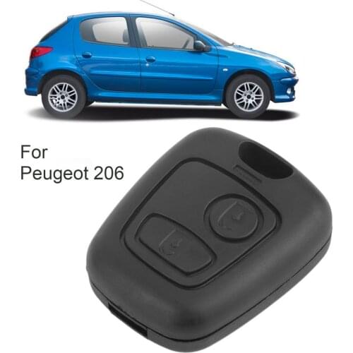 Uncut Blade Car casa Replacement Key Case Shell Key Protection Cover for PEUGEOT106 107 206 207 407 806 Funda Botones Mando