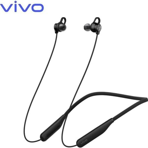 Original Vivo Earphones wireless Bluetooth sports headset neck with Microphone In-Ear Charge headset for X50 X60 Pro S9 Y73