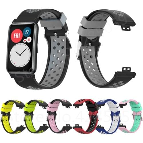 Wrist Band Strap For Huawei Watch Fit Sports Bracelet Watchband For Huawei Fit Smart Watch Replacement Silicone Straps Correa