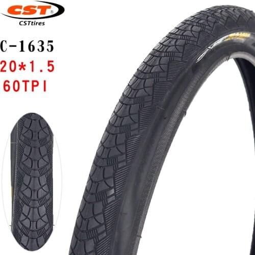 CST Bicycle tires 20inch Steel tire C1635 Bicycle accessories 406 20x1.5 1.75 small wheel diameter folding bicycle tire