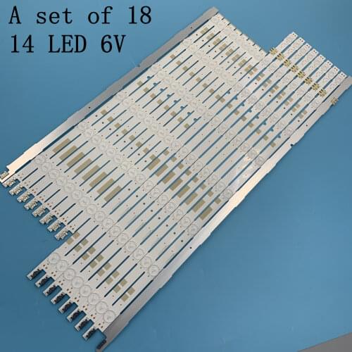 LED Backlight strip 14 lamp For Samsung 55" TV UA55JS7200 UE55JU6872 UE55JU6872U UE55JU6850 UN55JS7250 UE55JU6800 BN96-38481A