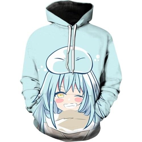 Anime Tensei Shitara Slime Datta Ken Hoodies Women Hoodies Harajuku Sweatshirts Men Unisex Tracksuit Kawaii Girls Hoodie Clothes
