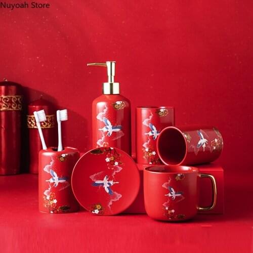 Toiletries Set Light Luxury Couple Bathroom Household Mouthwash Toothbrush Cup Dental Supplies Bathroom Decoration Accessories