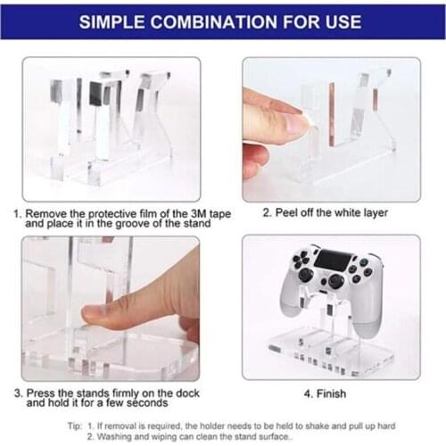 Universal Game Handle Display Stand Acrylic Console Bracket for Switch/PS5/PS4 HCCY