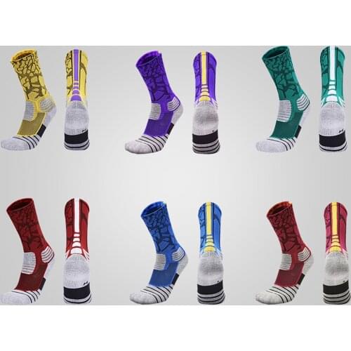 YZ-S-MKS-0004 Professional basketball elite socks mens and womens sports socks outdoor running sports socks