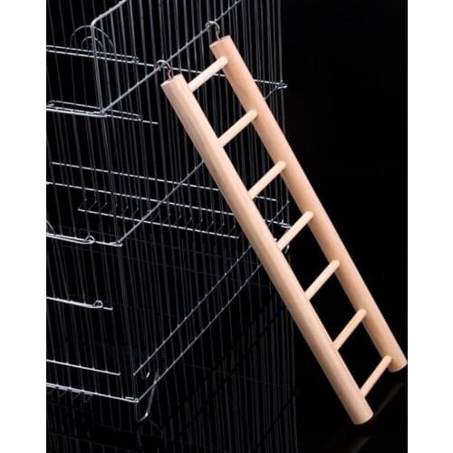 1Pcs Parrot Bird toy Wooden Ladders Stairs Parrot Bird Climbing Stand to Play and durable Climb toys Bird Cage Accessories