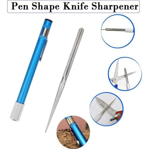 13cm Pen Shape Knife Sharpener Outdoor Tool Diamond Pen shaped Knife Sharpener Abrasive
