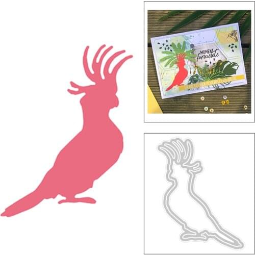 2020 New Birds Animal Parrot Metal Cutting Dies For DIY Embossing Cut Paper Decoration Greeting Card Album Scrapbooking No Stamp