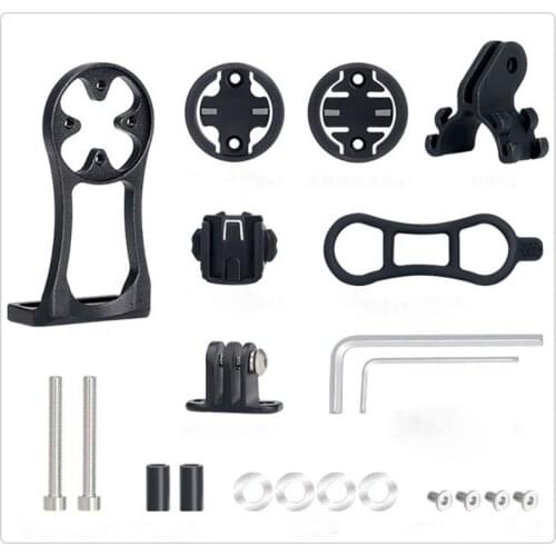 3 In 1 Multifunctional Bike Stem Extension Bike Computer Mount Holder Stopwatch Stand Bicycle Code Table Seat Bracket