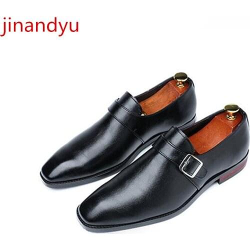 48 Plus Size Dress Man Shoes High Quality Mens Loafers Business Casuales Leather Shoes Men Classic Comfy Elegant Shoes for Men