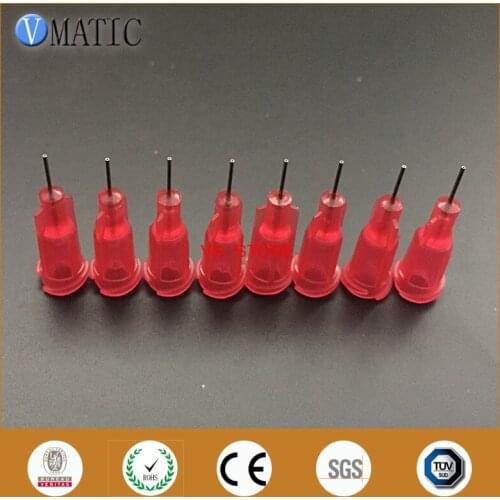 Free Shipping Non Sterilized 100Pcs 25G 1/4 Inch Luer Lock Glue Dispenser Needle Tip