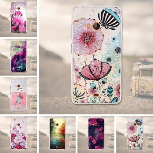 For Nokia Microsoft Lumia 540 Case 3D Relief Drawing Silicon Case for Nokia Lumia 540 Cover for Nokia 540 Mobile Phone Bag shell