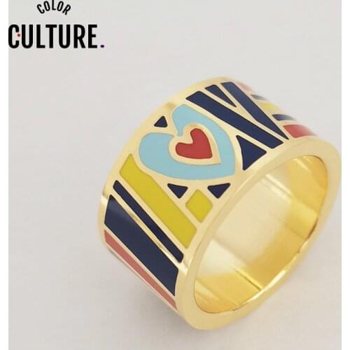 Color Culture Wedding Rings