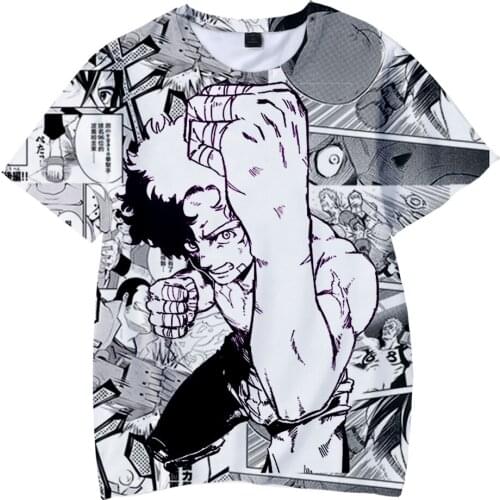 Megalo Box Anime 3D Printed Children T-shirts Fashion Summer Short Sleeve Tshirt Hot Sale Kids Casual Streetwear Clothes