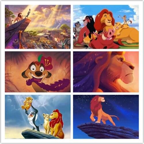 Disney Classic Cartoon Lion King Diamond Painting Embroidery Cross Stitch Kit Painting Mosaic Artist Home Decoration Gift