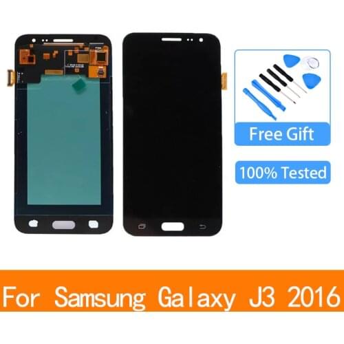 Super AMOLED Lcd For Samsung Galaxy J3 2016 display J320 J320A J320FG J320P LCD Display Touch Screen Digitizer Assembly