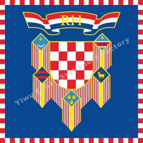 Croatia Presidential Flag 3X5FT 100D Polyester Historical Regional Banner League Communists Croatia 90X150CM