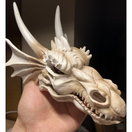 Dinosaur Skull Escape House Resin Crawling Pet Reptile Aquatic Landscaping Simulation Skull Tank Aquarium Decorative Ornaments