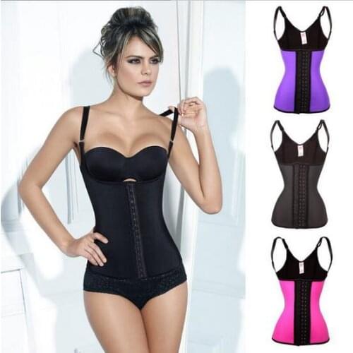 Sexy Shoulder Corsets Waist Shorts For Women Large Size 6XL Rubber Sling Body Lingerie Gaine Amincissante Corrective Shaper CF07
