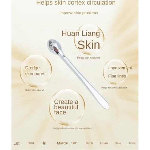 Anti Wrinkle Eye Cream Applicator Drill Eye Cream Frost Cream Spoon Metallic Eye Massage Stick Cosmetic Spoon Beauty Tool