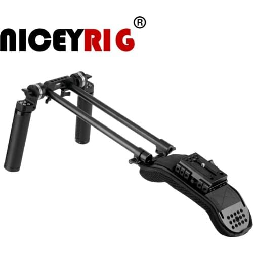 NICEYRIG for sony a6500 a6300 a6000 a7iii a7m3 And More Model Generic Shoulder Rig Kit Support for DSLR Camera Cage Photography
