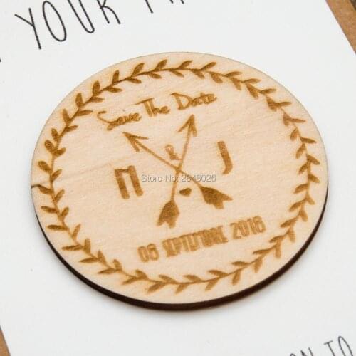 Laser cut Rustic arrow save the date wholesale laser cutting wedding invitation cards,Wedding Keepsake Magnet