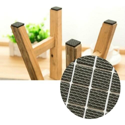 Tool accessory Non Slip Chair Leg Mat Self Adhesive Furniture Leg Table Sofa Feet Floor Scratch Pad Protector