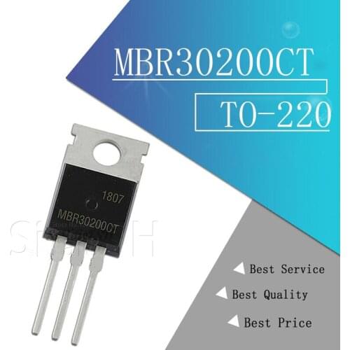 10pcs MBR30200CT TO-220 MBR30200 TO220 MBR30200C 200V 30A new original