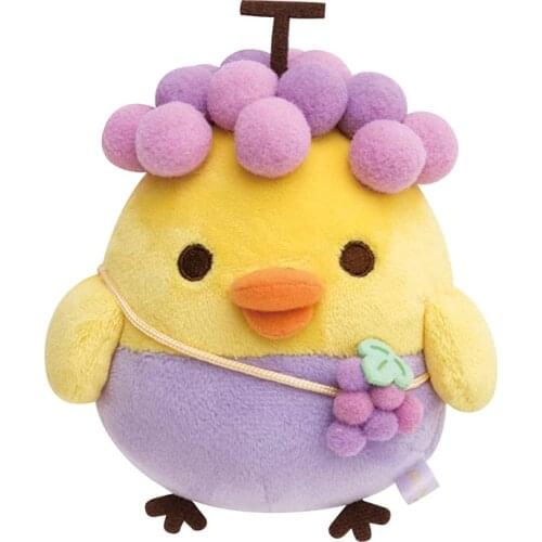 New Rilakkuma Kiiroitori Fruit Plush Kids Girls Boys Stuffed Toys For Children Christmas Gifts 16CM