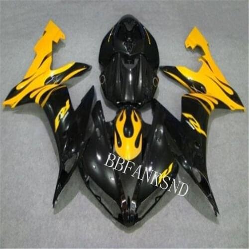 For YAMAHA YZFR1 2006 Body Kits YZF R1 04 06 yellow Black Abs Fairing YZFR1 2004 - 2006 Fairing