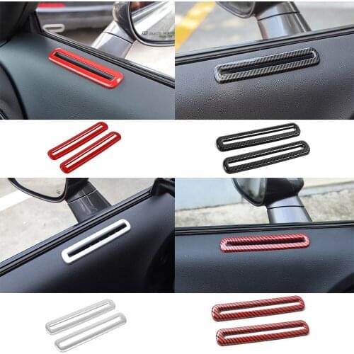 Fit for Dodge Challenger 2015-2021 ABS Door Air Vent Outlet Cover Decoration Trim Interior Car Accessories