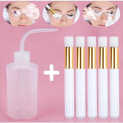 Eyelash Cleaning Brush Extensions Applicator Eyelash Cleaning Washing Bottle Eyebrow Remover Skin Care Makeup Tool Eyebrow Brush