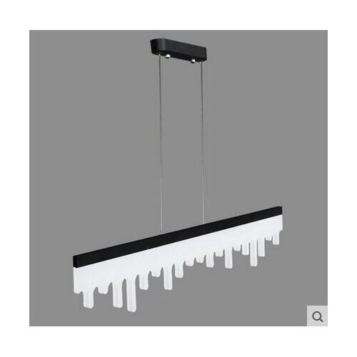 LED pendant light 21w-30w acrylic water straight word restaurant bedroom pendant lamp 90v-260v