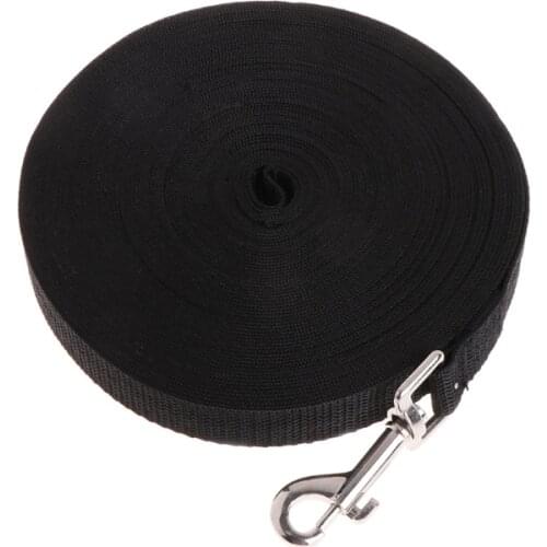 Pet Dog Lead Leash Long Strap Nylon Rope Obedience Training Walking 1.5/6/10/15M