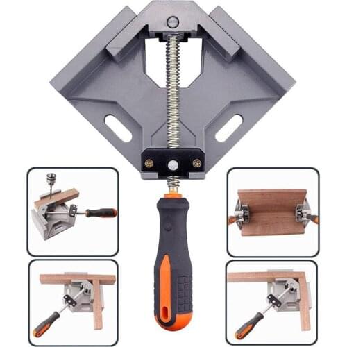 Woodworking Clamps 90 Degree Angle Clip Aluminum DIY Tools for Carpentry Bar Picture Frame 90° Right Angle Wood Working Tools