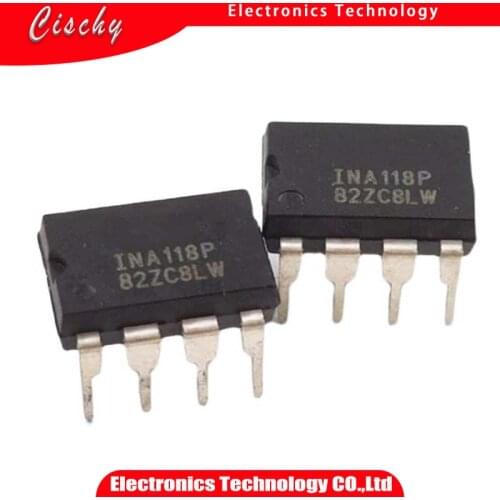 1PCS/lot New original INA118P INA118 INA118AP DIP-8 IC chip