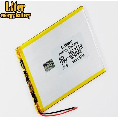 3582110 4000mAh 3.7V new Tablet PC battery all brands of flat-panel universal polymer lithium battery