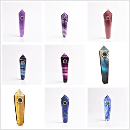 90g Hot selling Drop shipping wholesale Natural Quartz Clear crystal smoking pipe point