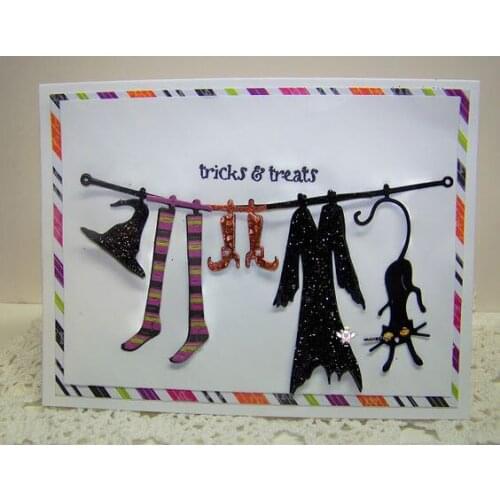 New Halloween clothes chain Metal Cutting Dies Stencils DIY Scrapbooking Paper/photo Cards Embossing Dies