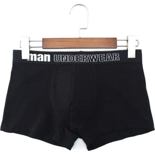 Mens Underwear Cotton Comfortable U Convex Waist Plus Size Boxer Shorts Loose Breathable Boxer Shorts