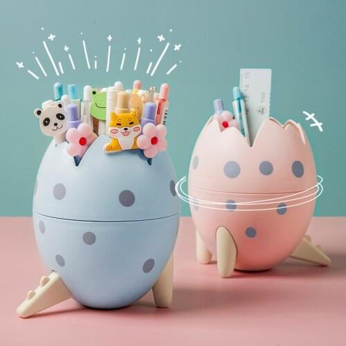 1pcs Dinosaur Pen Holder Can Be Used To Receive Pens, Toys, Small Decorations and Other Lovely Cartoon Simple Design