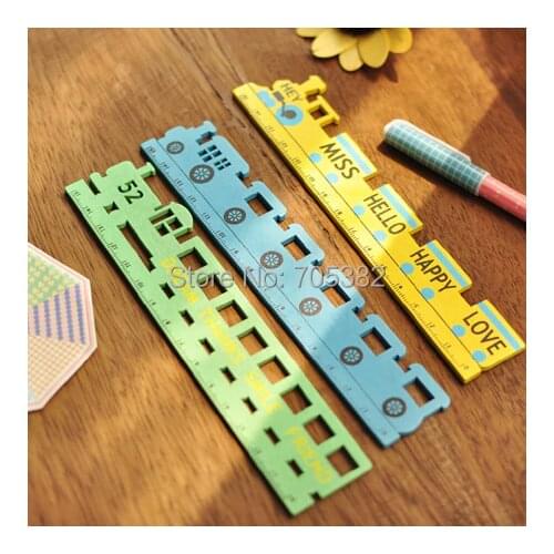 GANSSIA Wooden Rulers